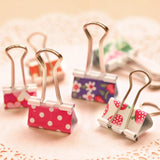 Small Size 38mm Printed Metal Binder Clips