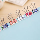 Small Size 38mm Printed Metal Binder Clips