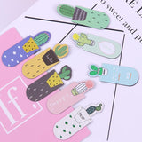 Cute Cactus Magnetic Bookmarks Books