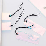 Laser Bookmarks Pink Transparent