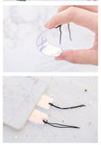 Laser Bookmarks Pink Transparent