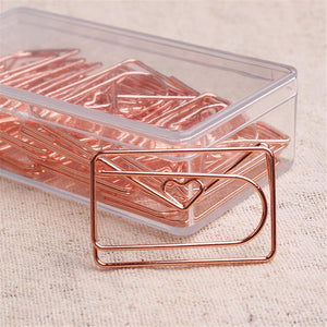 Rose Gold Love Paper Clip