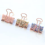 Sequins Metal Office School Binder Clip