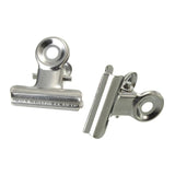 Silver Tone Metal Document Binder Clips