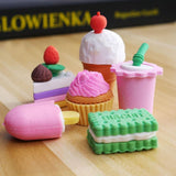 Eraser Rubber Stationery New Cake