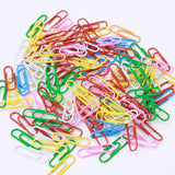 50pcs / Set Of 28mm Colorful Paper Clips Paper Clips