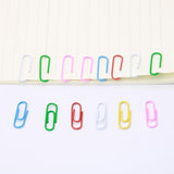 50pcs / Set Of 28mm Colorful Paper Clips Paper Clips